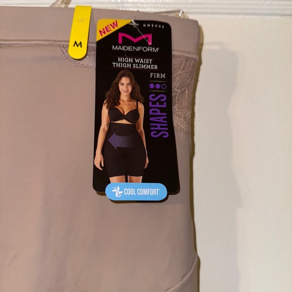 Maidenform Lace High Waist Thigh Slimmer Shapewear NWT medium - Picture 7 of 8